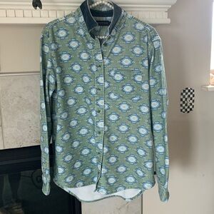 United By Blue Saguaro Flannel Button Down Southwestern Shirt Size M